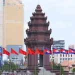 迎接习近平主席访柬,首都金边高挂五星红旗-白菜网论坛-白菜社区