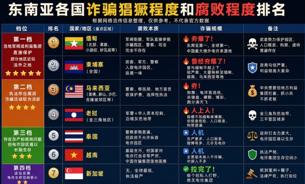 东南亚电诈版图大洗牌：谁是诈骗天堂？谁又是犯罪禁区？-白菜网论坛-白菜社区